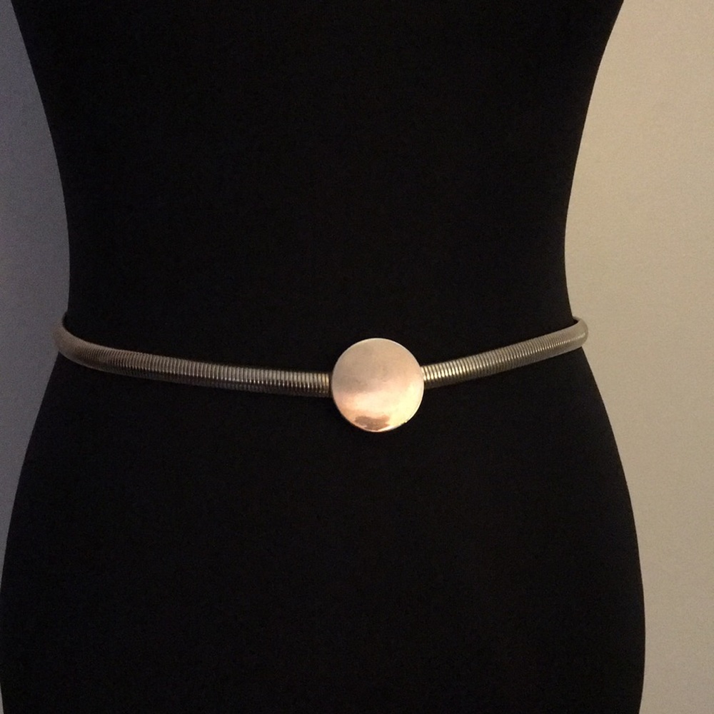 Vintage gold retro belt
